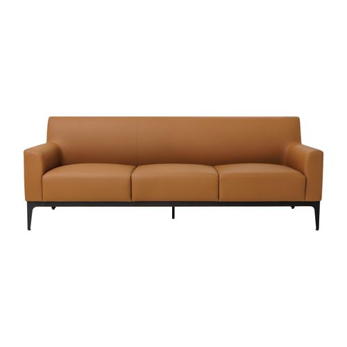 Avalon 3-Seater Lounge Tan PU