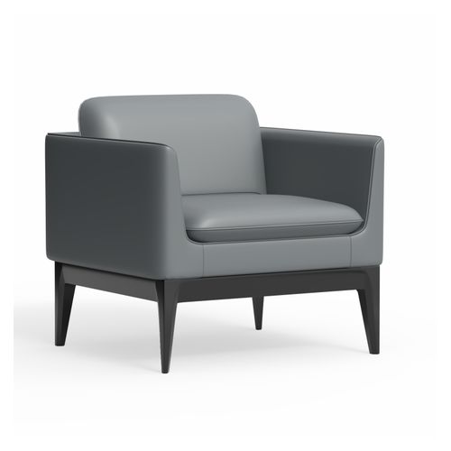 Madison 1-Seater Lounge Charcoal PU