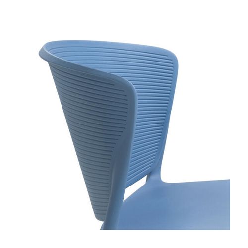 Ripple Breakout Chair Stackable Sky Blue