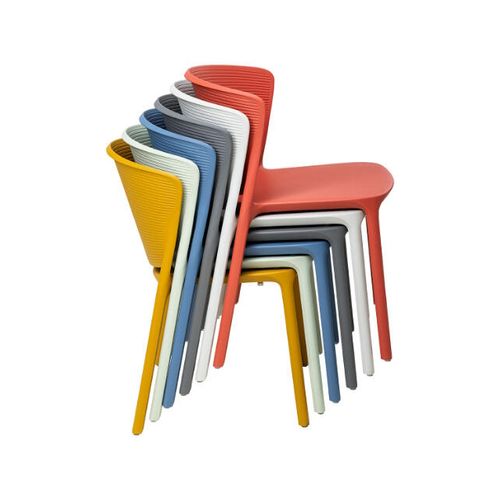 Ripple Breakout Chair Stackable Tea Green