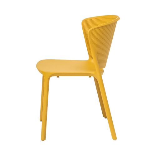 Ripple Breakout Chair Stackable Honey Yellow