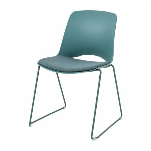 Vista Glide Chair Moss Sled Base Moss Shell & Kellygreen Seat Pad