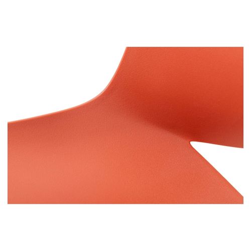 Vista Rise Barstool Rust Sled Base Rust Shell