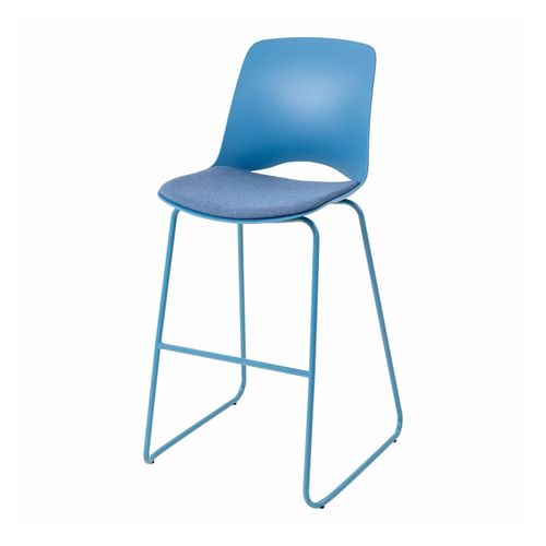 Vista Rise Barstool Sky Sled Base Sky Shell & Niagara Seat Pad