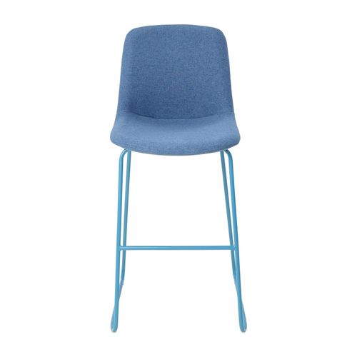 Vista Rise Barstool Sky Sled Base Niagara Fabric