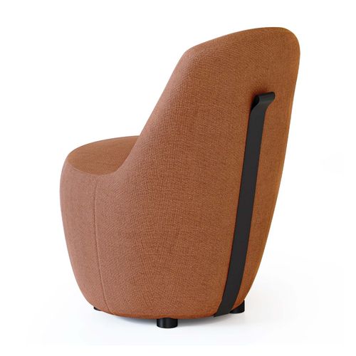 Myk Lounge Chair Single Rust