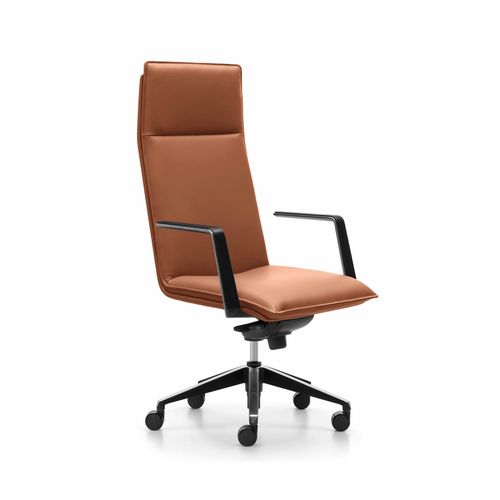 Mirage Executive Chair High Back Tan PU