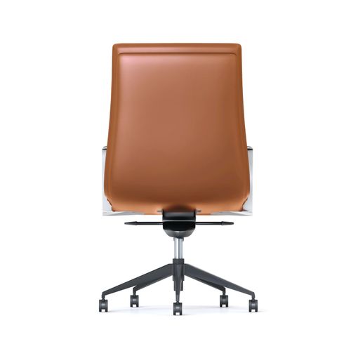 Mirage Executive Chair Medium Back Tan PU