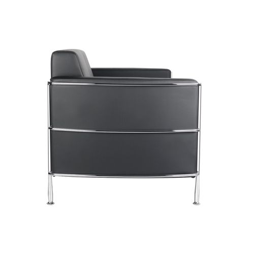 Eclipse Lounge Chair Two Seater Black PU