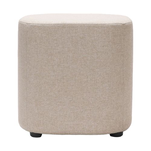 Kali Square Ottoman Stone Fabric