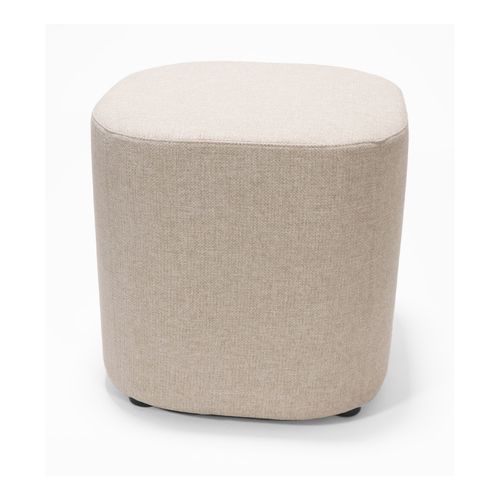 Kali Square Ottoman Stone Fabric
