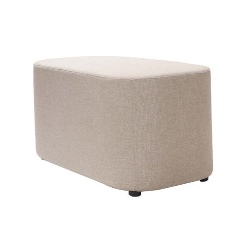 Kali Rectangle Ottoman Stone Fabric