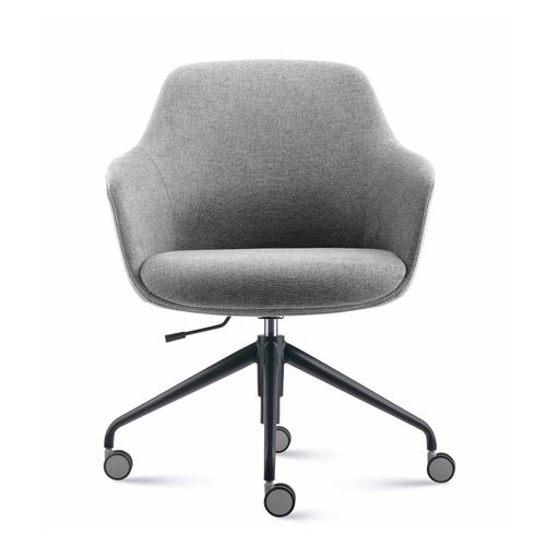 Aspen 4 Star Tub Chair Light Grey Fabric