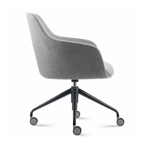 Aspen 4 Star Tub Chair Light Grey Fabric