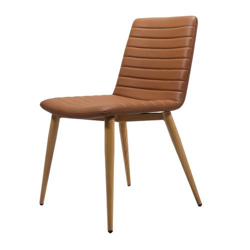 Pixel 4 Leg Chair Amber PU