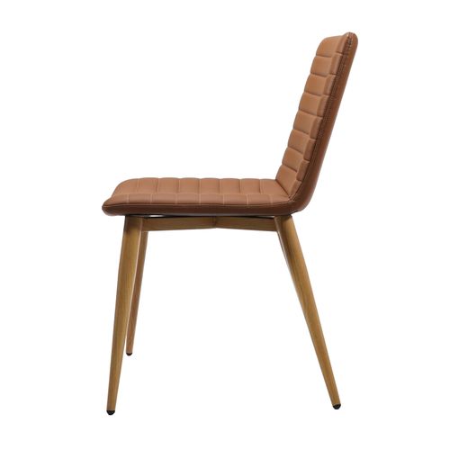 Pixel 4 Leg Chair Amber PU