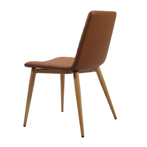 Pixel 4 Leg Chair Amber PU