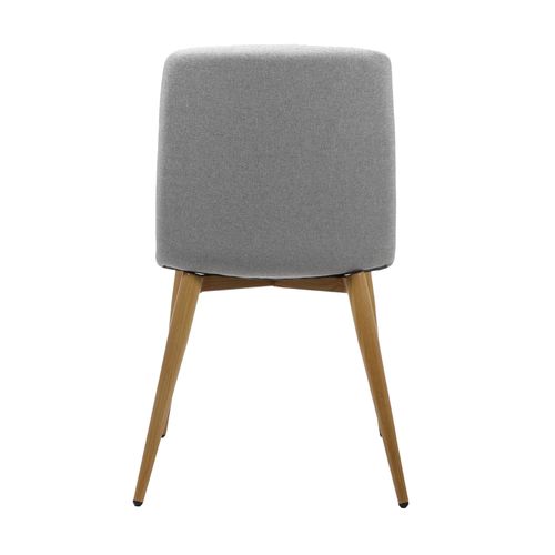 Pixel 4 Leg Chair Light Grey Fabric