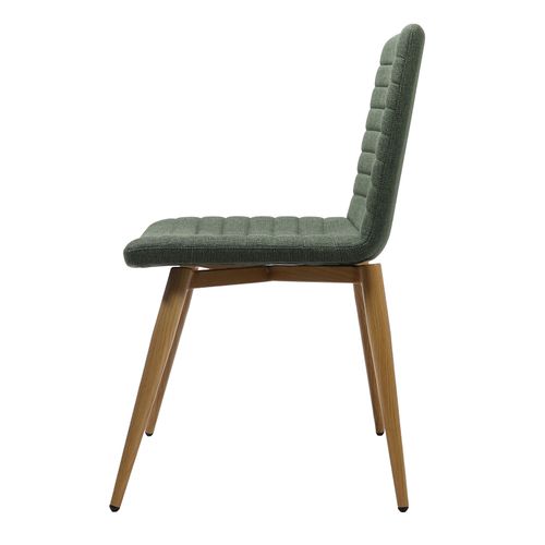 Pixel 4 Leg Chair Olive Fabric