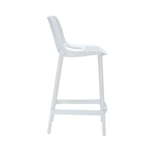 Cast Break Out & Outdoor Stool 650mm White