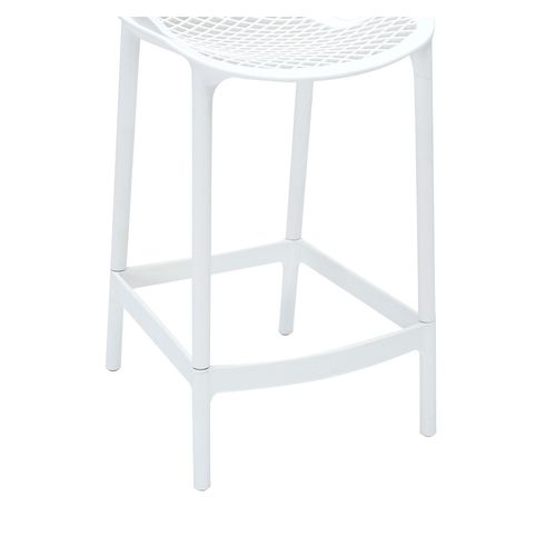 Cast Break Out & Outdoor Stool 650mm White