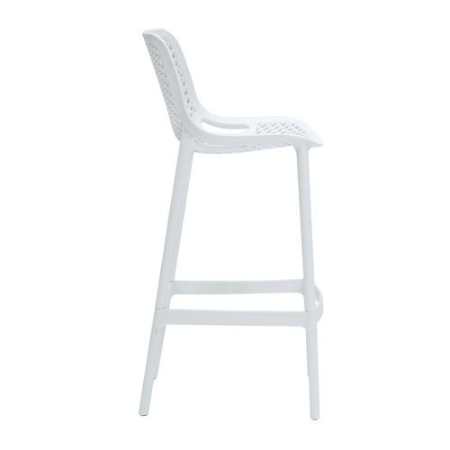 Cast Break Out & Outdoor Stool 750mm White