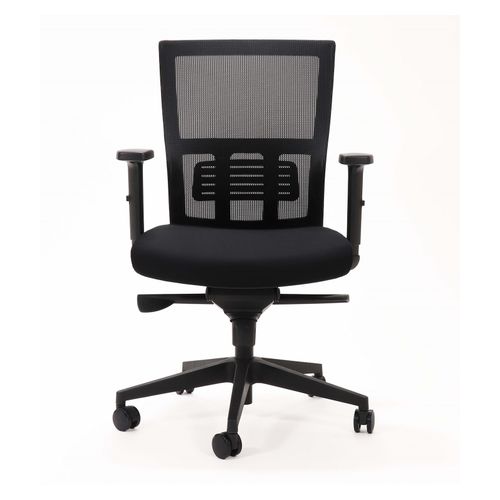 Cascade Mesh Office Chair Black with Arms