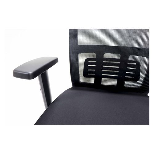 Cascade Mesh Office Chair Black with Arms