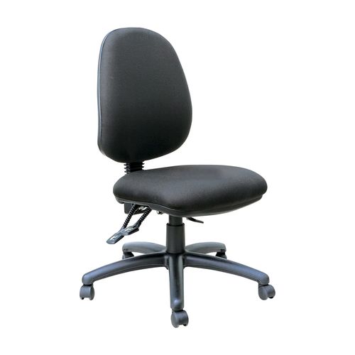 Mondo Java Chair 3 Lever High Back No Arms Black