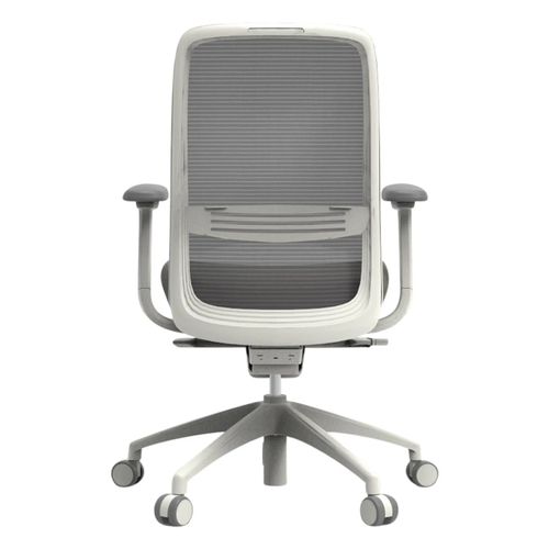 Konfurb Luna Chair Mesh Back with 4D Arms White