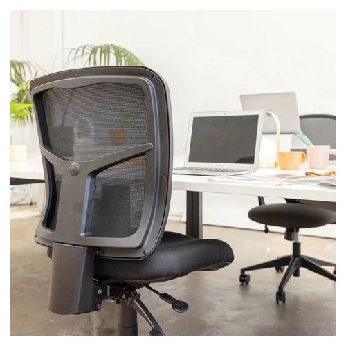 Mondo Tivoli Chair Mesh Back 2 Lever No Arms Black
