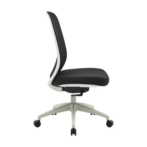Buro Force Chair Light Grey Frame Black Mesh Back Black Seat