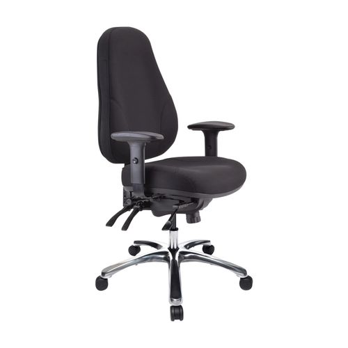 Buro Persona Chair 24/7 With Arms Black Fabric