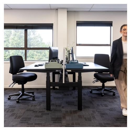 Buro Roma Chair 3 Lever Mid Back with Seat Slide Black