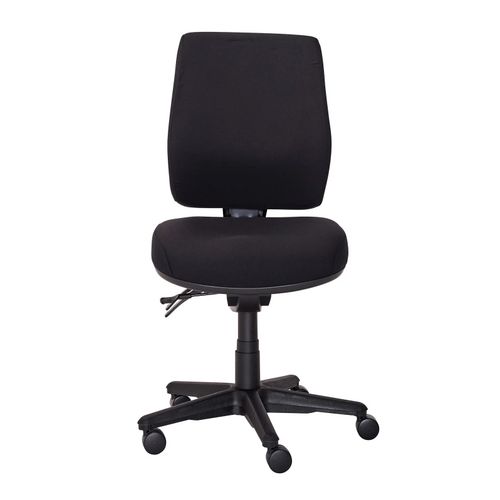Buro Roma Chair 3 Lever High Back with Seat Slide Black