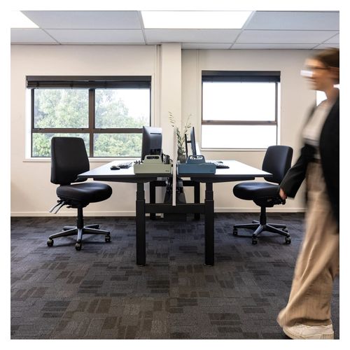 Buro Roma Chair 3 Lever High Back with Arms & Seat Slide Charcoal