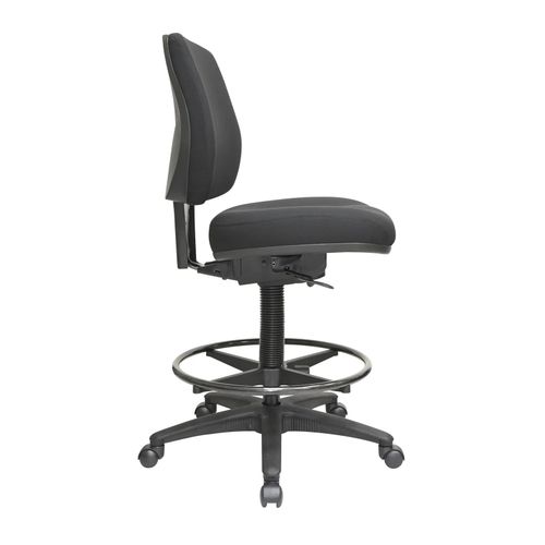 Buro Roma Chair Mid Back Drafting Black
