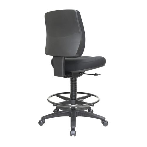 Buro Roma Chair Mid Back Drafting Black