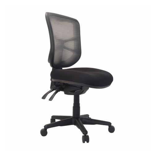 Buro Metro Chair Nylon Base Mesh Back with Seat Slide Black