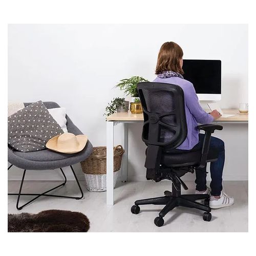 Buro Metro Chair Nylon Base Mesh Back with Seat Slide Black