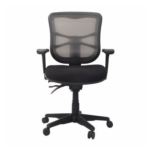 Buro Metro Chair Nylon Base Mesh Back with Arms & Seat Slide Black
