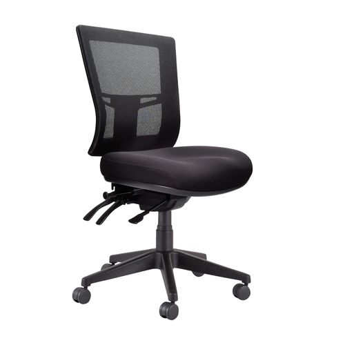 Buro Metro II 24/7 Chair Nylon Base Mesh Back with Seat Slide Black