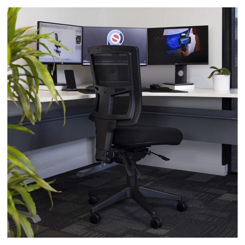 Buro Metro II 24/7 Chair Nylon Base Mesh Back with Seat Slide Black