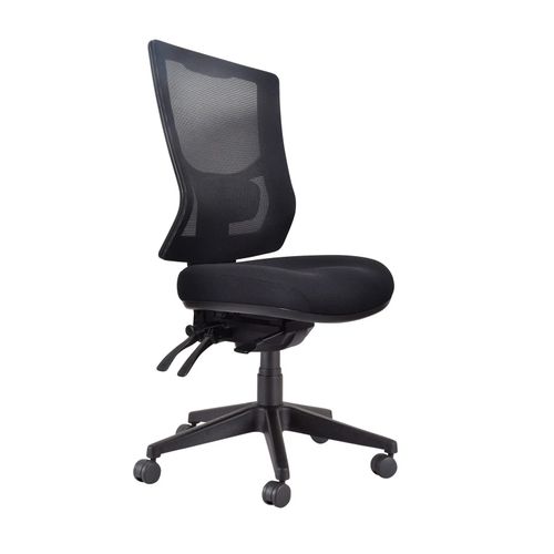 Buro Metro II 24/7 Chair Nylon Base High Mesh Back with Seat Slide Black