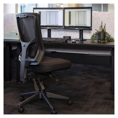 Buro Metro II 24/7 Chair Nylon Base High Mesh Back with Seat Slide Black
