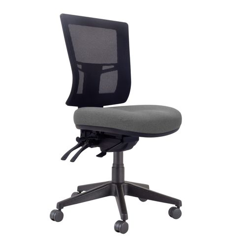 Buro Metro II 24/7 Chair Mesh Back SafeTex with Seat Slide Smoke
