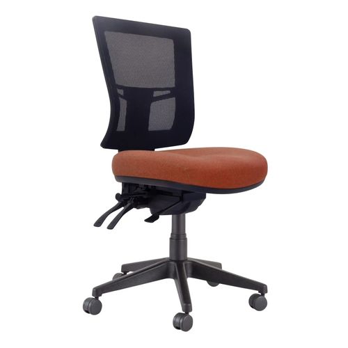 Buro Metro II 24/7 Chair Mesh Back SafeTex with Seat Slide Rust