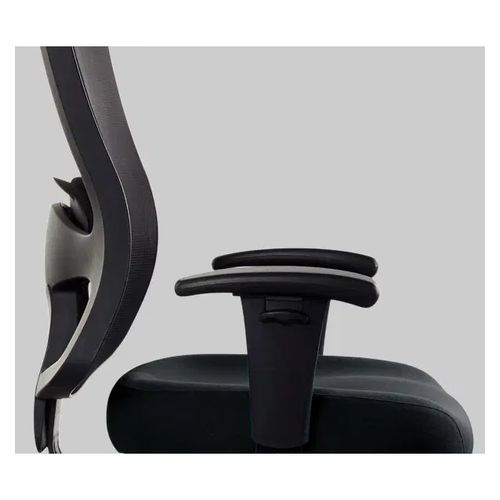 Buro Tidal Mesh Back Chair with Arms Black