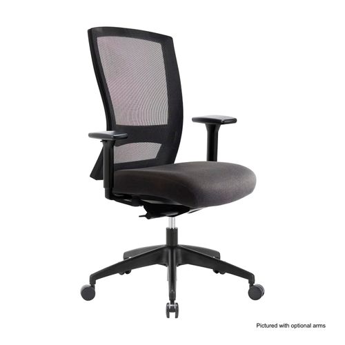 Buro Mentor Chair Mesh Back SafeTex Charcoal