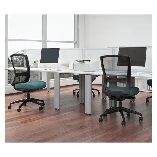 Buro Mentor Chair Mesh Back SafeTex Cobalt